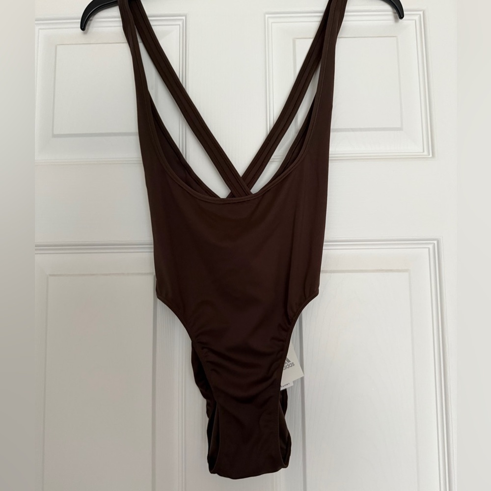 adidas Chocolate Brown/black  Women's One Piece Swimsuit